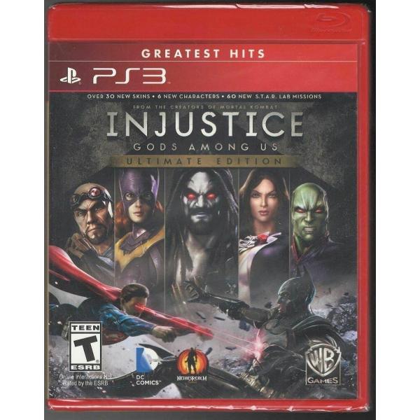 Injustice: Gods Among Us Ultimate Edition (Greatest Hits) PS3 北米版 海外版ソフト