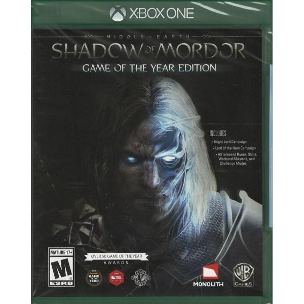 Middle Earth: Shadow of Mordor GOTY Xbox One 北米版 Xbox One Xbox One 海外版ソフト