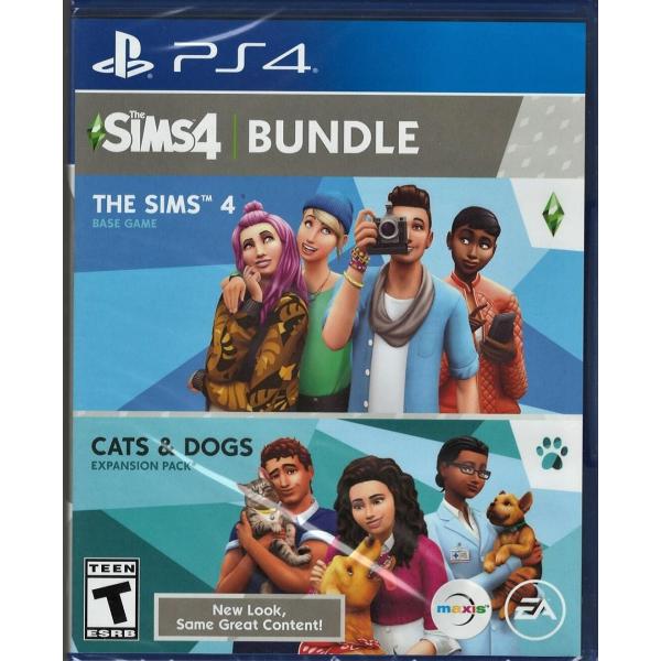THE Sims 4 PLUS Cats and Dogs PS4 北米版 プレイステーション4 海外版ソフト
