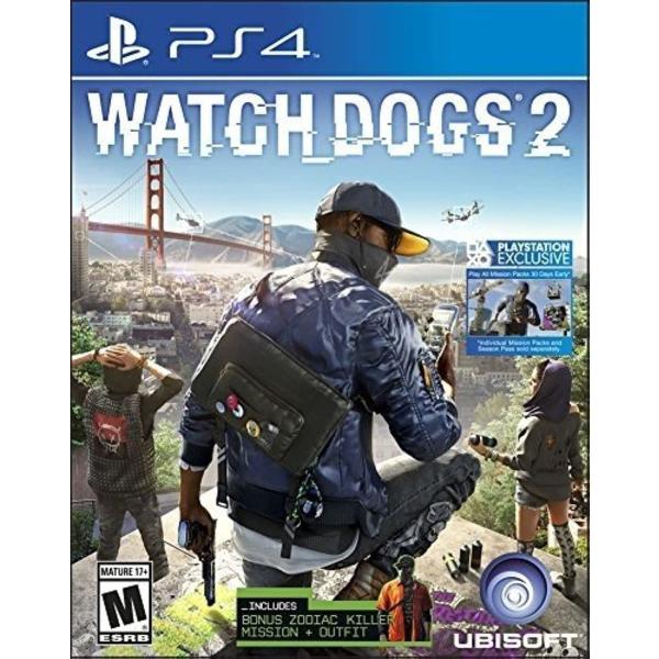 Watch Dogs 2 - PlayStation 4 北米版 PS4 プレイステーション4 海外版ソフト