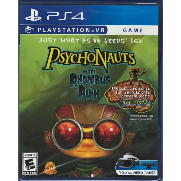 Psychonauts In the Rhombus of Ruin (PlayStation VR) 北米版 PS4 海外版ソフト