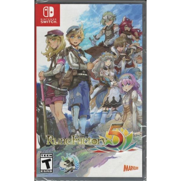 Rune Factory 5 - Nintendo Switch 北米版 Switch ニンテンドースイッチ 海外版ソフト