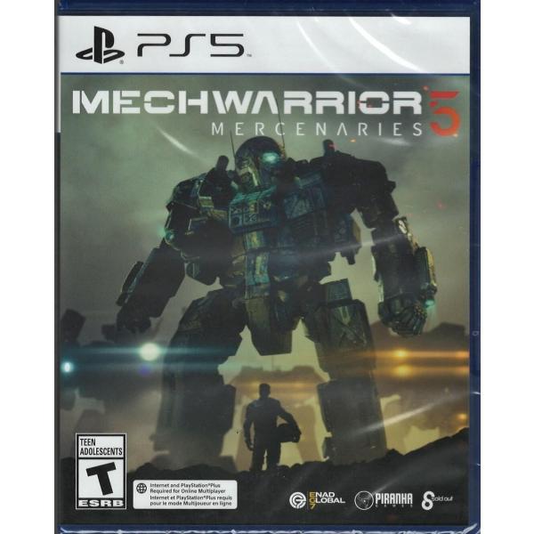 MechWarrior 5: Mercenaries - PlayStation 5 北米版 PS5 プレイステーション5 海外版ソフト