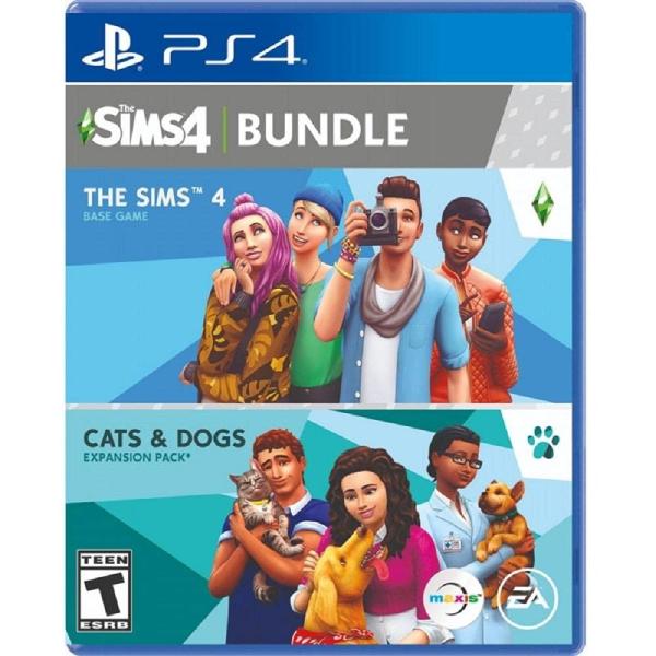 THE Sims 4 PLUS Cats and Dogs - PlayStation 4 北米版 PS4 プレイステーション4 海外版ソフト