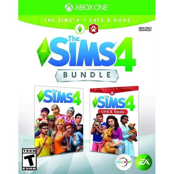 THE Sims 4 PLUS Cats and Dogs - Xbox One 北米版 Xbox One Xbox One 海外版ソフト