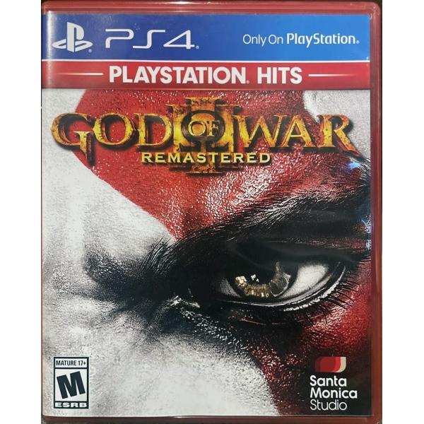 God of War III Remastered (Playstation Hits) 北米版 PS4 プレイステーション4 海外版ソフト