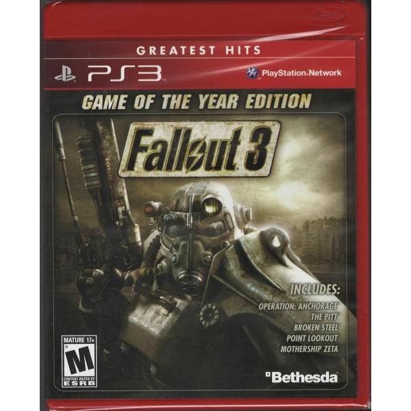 Fallout 3: Game of The Year Edition (Greatest Hits) 北米版 PS3 海外版ソフト