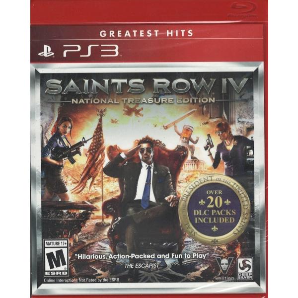 Saints Row IV: National Treasure Edition (Greatest Hits) 北米版 PS3 海外版ソフト