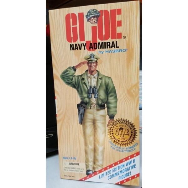 ハズブロ G.I.ジョー 海軍提督 アフリカン・アメリカン 第二次世界大戦 50周年記念 限定版 アクションフィギュア 12インチ