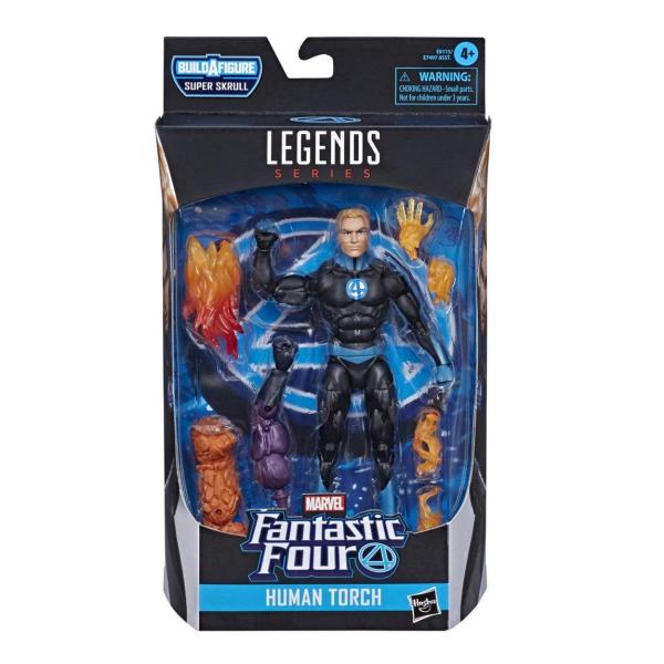マーベル マーベルレジェンド ファンタスティック・フォー ヒューマン・トーチ アクションフィギュア 6インチ 付属品付き 可動フィギュア