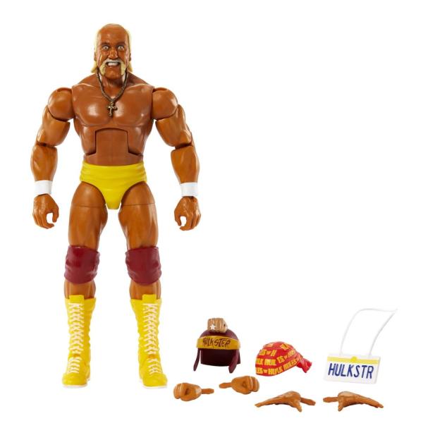 WWE エリートコレクション ハルク・ホーガン アクションフィギュア 6インチ 塗装済み 可動フィギュア アクセサリー付属
