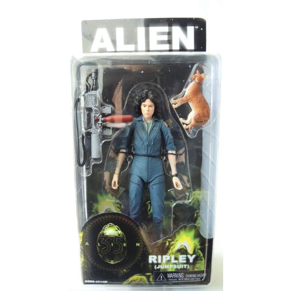 NECA エイリアン シリーズ4 エレン・リプリー ノストロモ号 ジャンプスーツ アクションフィギュア 7インチ