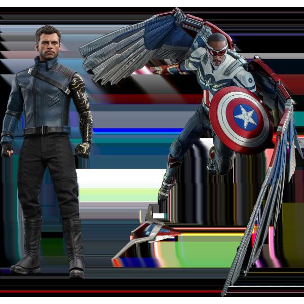 ファルコン＆ウィンター・ソルジャー キャプテン・アメリカ＆ウィンター・ソルジャー アクションフィギュア 1/6スケール Hot Toys