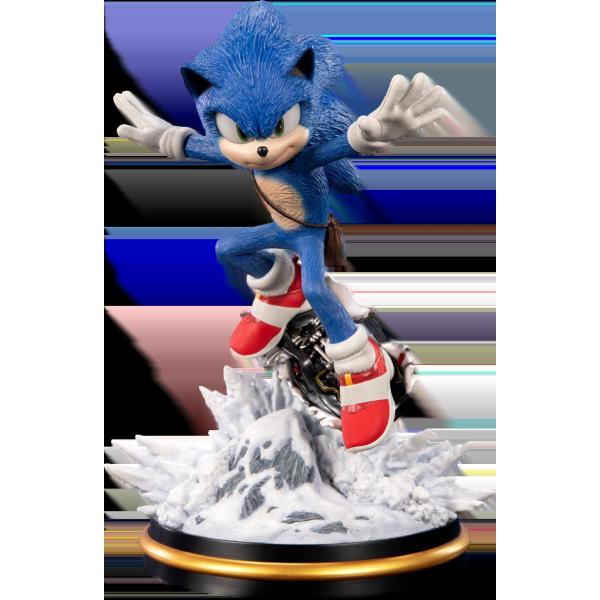 ソニック・ザ・ムービー／ソニック VS ナックルズ ソニック マウンテン・チェイス スタチュー 約34cm First 4 Figures