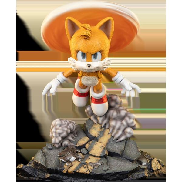 ソニック・ザ・ムービー／ソニック VS ナックルズ テイルス スタチュー 12インチ 約30cm First 4 Figures