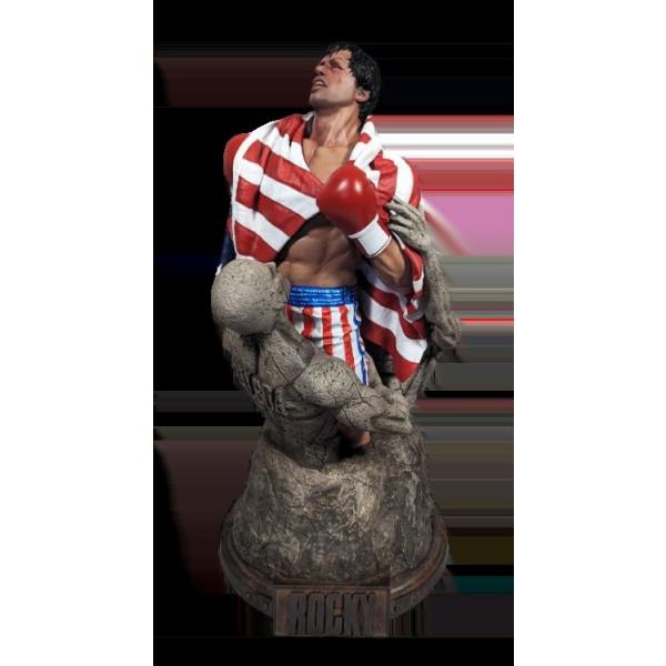 ロッキー4/炎の友情 ロッキー・バルボア スタチュー 1/4スケール Hollywood Collectibles