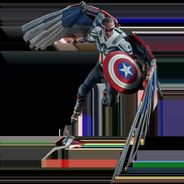 ファルコン＆ウィンター・ソルジャー キャプテン・アメリカ サム・ウィルソン アクションフィギュア 1/6スケール Hot Toys