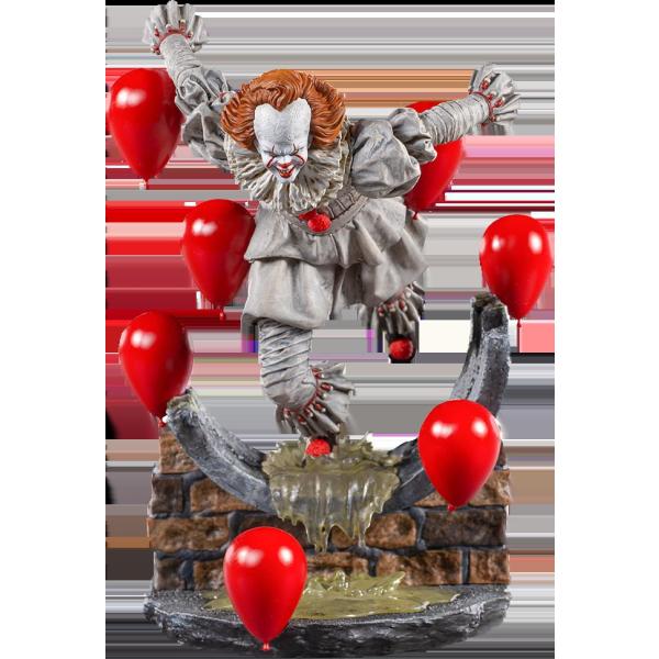 IT/イット THE END “それ”が見えたら、終わり。 ペニーワイズ デラックス 1/10 スタチュー Iron Studios