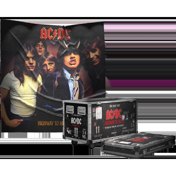 AC/DC 地獄のハイウェイ ロードケース＆ステージ・バックドロップ スケールレプリカ KnuckleBonz
