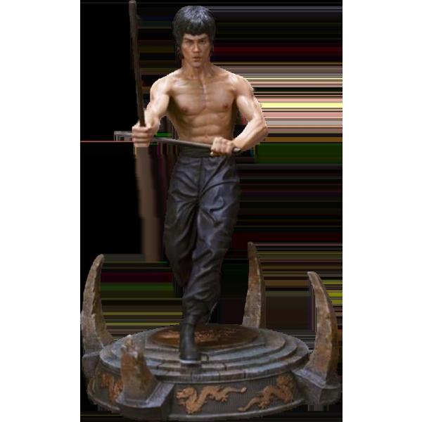 燃えよドラゴン ブルース・リー カリ・スティック デラックス 地下室Ver. スタチュー 約30cm Star Ace Toys