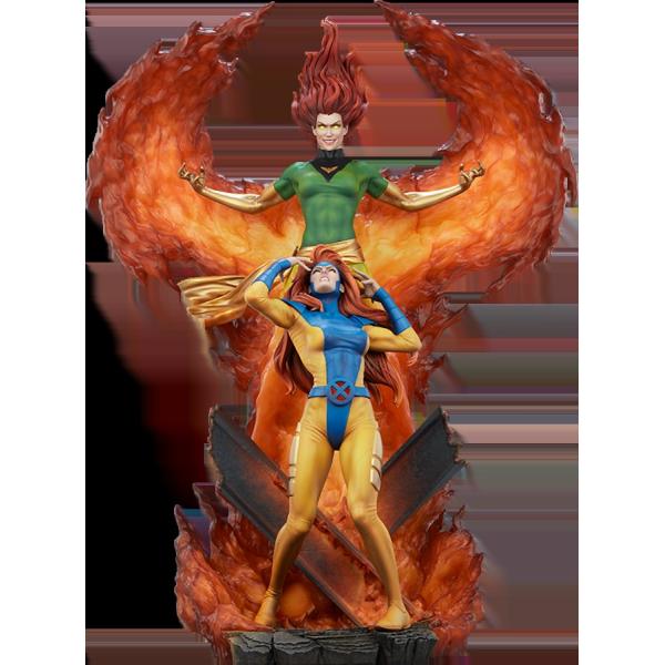 X-MEN フェニックス ＆ ジーン・グレイ マケット スタチュー 約66cm Sideshow
