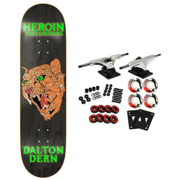 Heroin Dalton Dern Panther スケートボード コンプリート 8.5インチ デッキ幅 8.5