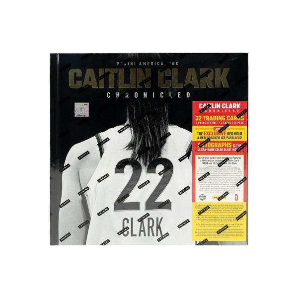 NBA 2025 Panini Caitlin Clark Chronicled Keepsake ボックス Holo &amp; Cracked Ice