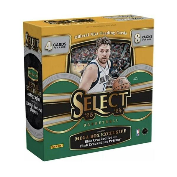 NBA 2023-24 Panini Select Basketball Mega Box Blue Cracked Ice