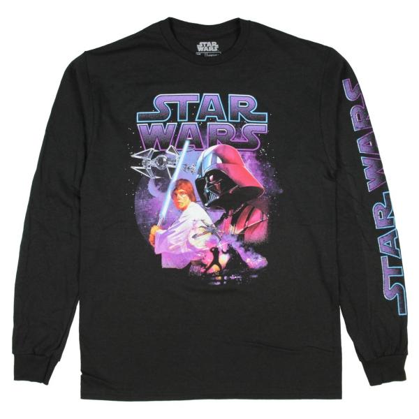 スター・ウォーズ Star Wars ファザー・サン Father Son デザイン メンズ ロングTシャツ 長袖 ユニセックス