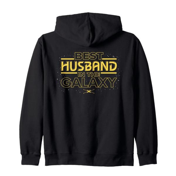 スターウォーズ Best Husband in the Galaxy 宇宙一の夫 ジップパーカー 長袖 ユニセックス