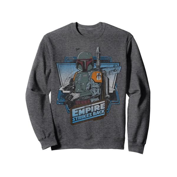 スターウォーズ エピソード5/帝国の逆襲 ボバ・フェット Boba Fett ヴィンテージポートレート スウェット 長袖 ユニセックス