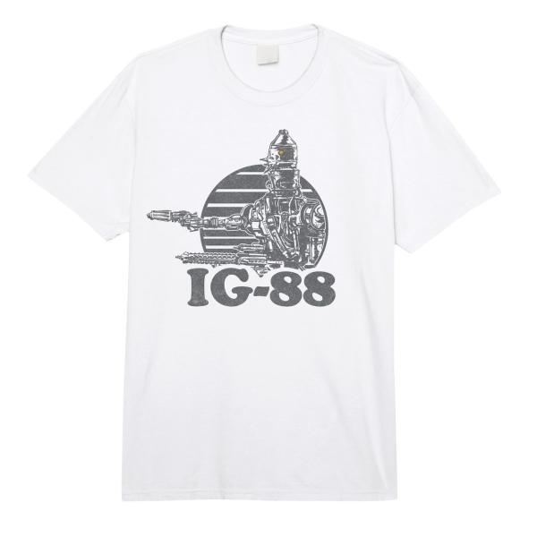 スターウォーズ IG-88 賞金稼ぎ バッジ グラフィック Tシャツ 半袖 ユニセックス