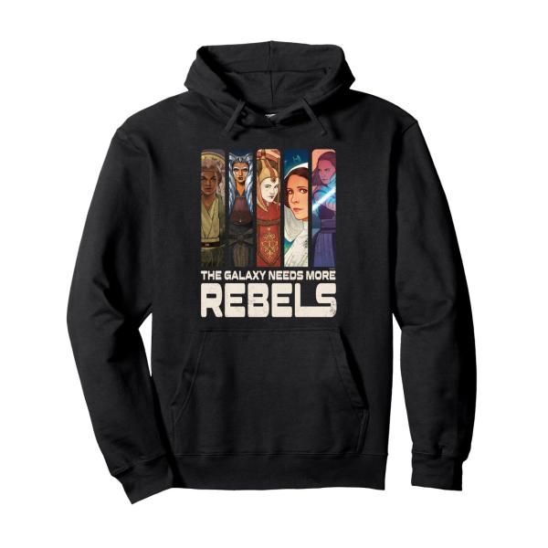 スターウォーズ プリンセス・レイア アソーカ・タノ レイ The Galaxy Needs More Rebels パーカー 長袖 ユニセックス