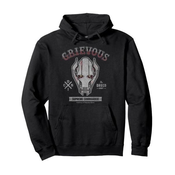 スター・ウォーズ ジェネラル・グリーヴァス General Grievous 最高司令官 ロゴ パーカー 長袖 ユニセックス