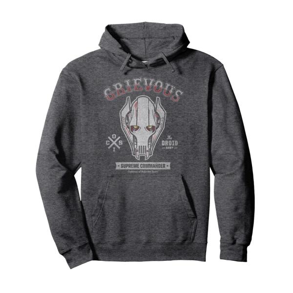 スターウォーズ グリーヴァス将軍 General Grievous 最高司令官 ロゴ プルオーバー パーカー 長袖 ユニセックス