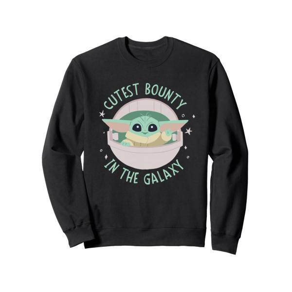 スターウォーズ マンダロリアン グローグー Cutest Bounty In The Galaxy スウェット 長袖 ユニセックス