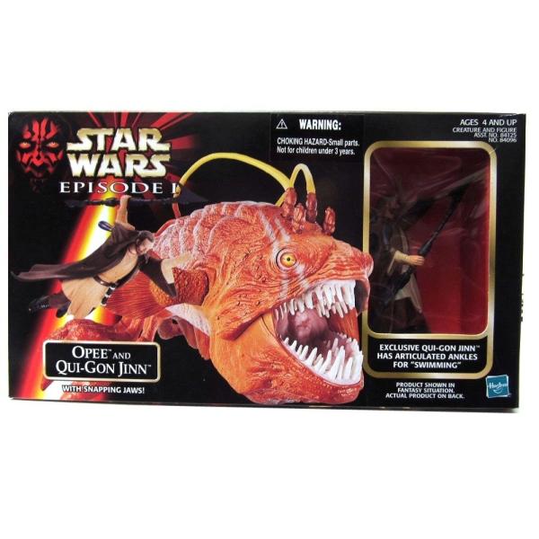 スターウォーズ エピソード1 オピー &amp; クワイ＝ガン・ジン アクションフィギュア クリーチャー