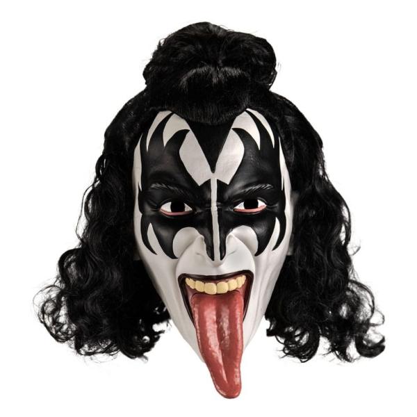 Trick Or Treat Studios KISS キッス ザ・デーモン デラックス インジェクション マスク ウィッグ付 約23cm