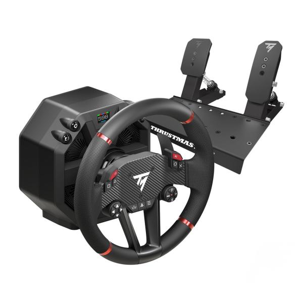 スラストマスター T598 ハンドルコントローラー ステアリングホイール ペダルセット PC PS5 PS4対応