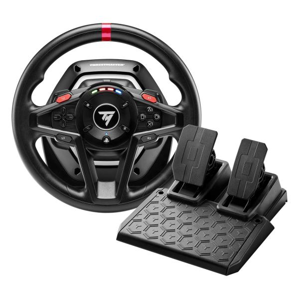 スラストマスター T128 ハンドルコントローラー ステアリングホイール ペダルセット PS5 PS4 PC対応
