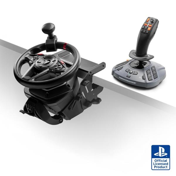 スラストマスター T128 SimTask レーシングホイール FarmStick セット PS5 PC対応