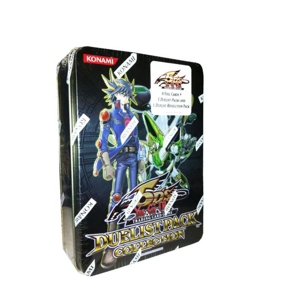 遊戯王英語版 5D's 2011 デュエリストパック コレクション缶 ダークシグナー 4パック入り