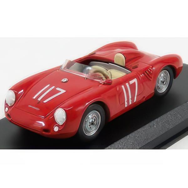 PORSCHE 550 SPIDER N 117 SCCA NATIONAL THOMPSON 1959 J.TROTTER RED