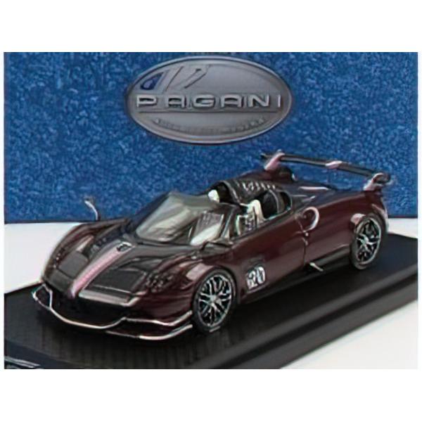 PAGANI - HUAYRA BC N 20 ROADSTER 2017 BLACK CARBON RED /BBR 1/43