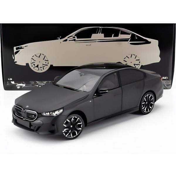 BMW 5シリーズ i5 (G60) 2023 マットグレー/ MINICHAMPS 1/18 ミニカー
