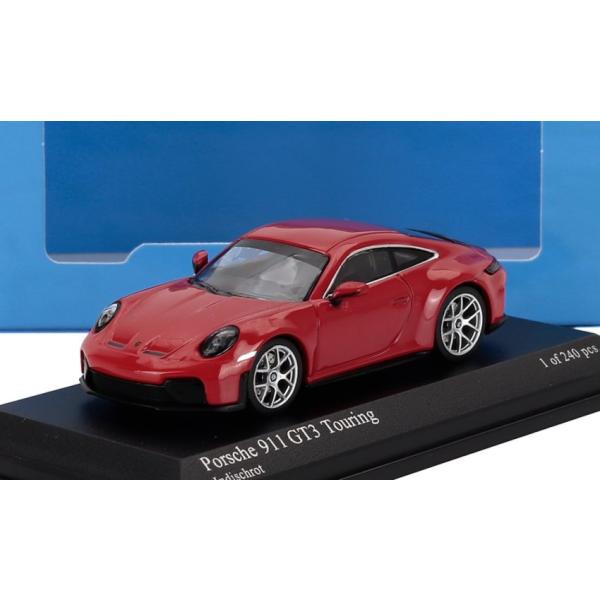 PORSCHE 911 992 2 GT3 TOURING クーペ 2025 レッド / MINICHAMPS 1/64