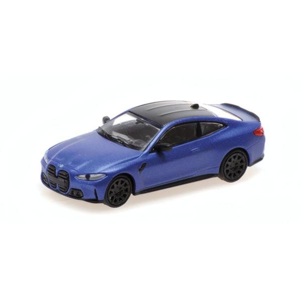 BMW 4シリーズ M4 (G82) 2020 マットブルー / MINICHAMPS 1/87
