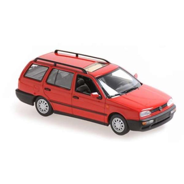 1997 Volkswagen ゴルフ ヴァリアント レッド/Maxichamps 1/43