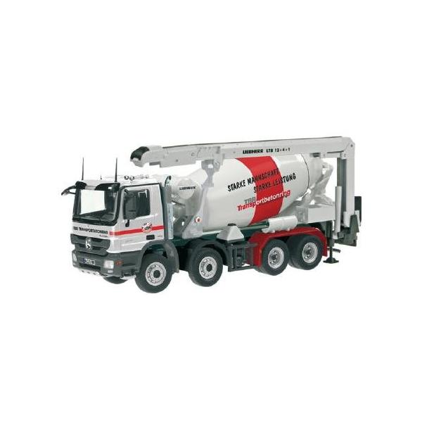 NZG メルセデスベンツアクトロス8x4 Liebherrミキサー車 basque_cnz0189