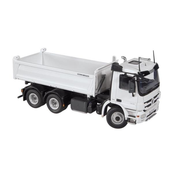 メルセデスベンツアクトロス 6X4 MEILLER トラック ダンプ ホワイト